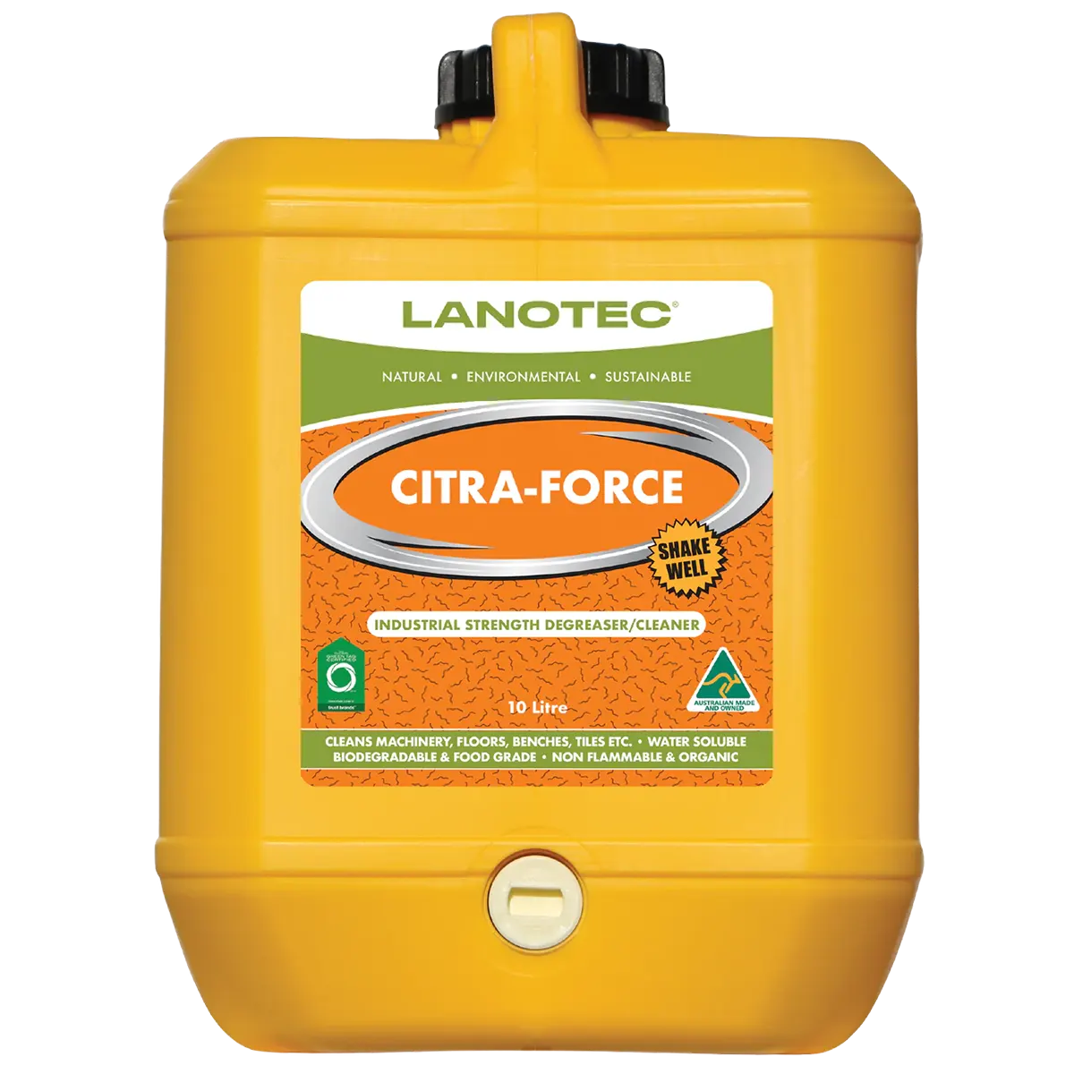 Lanotec Citra-Force Heavy Duty Degreaser 10L
