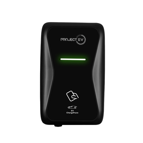 Project EV EVA-07S-SE-RFID - 7.3kw Pro Earth Wall Charger Single Gun (32a Single Phase)