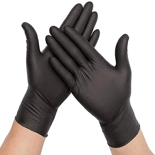 Black deals nitrile gloves