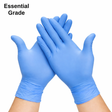 Blue nitrile gloves essential grade 4 mil box of 100 - Epic Solutions UK