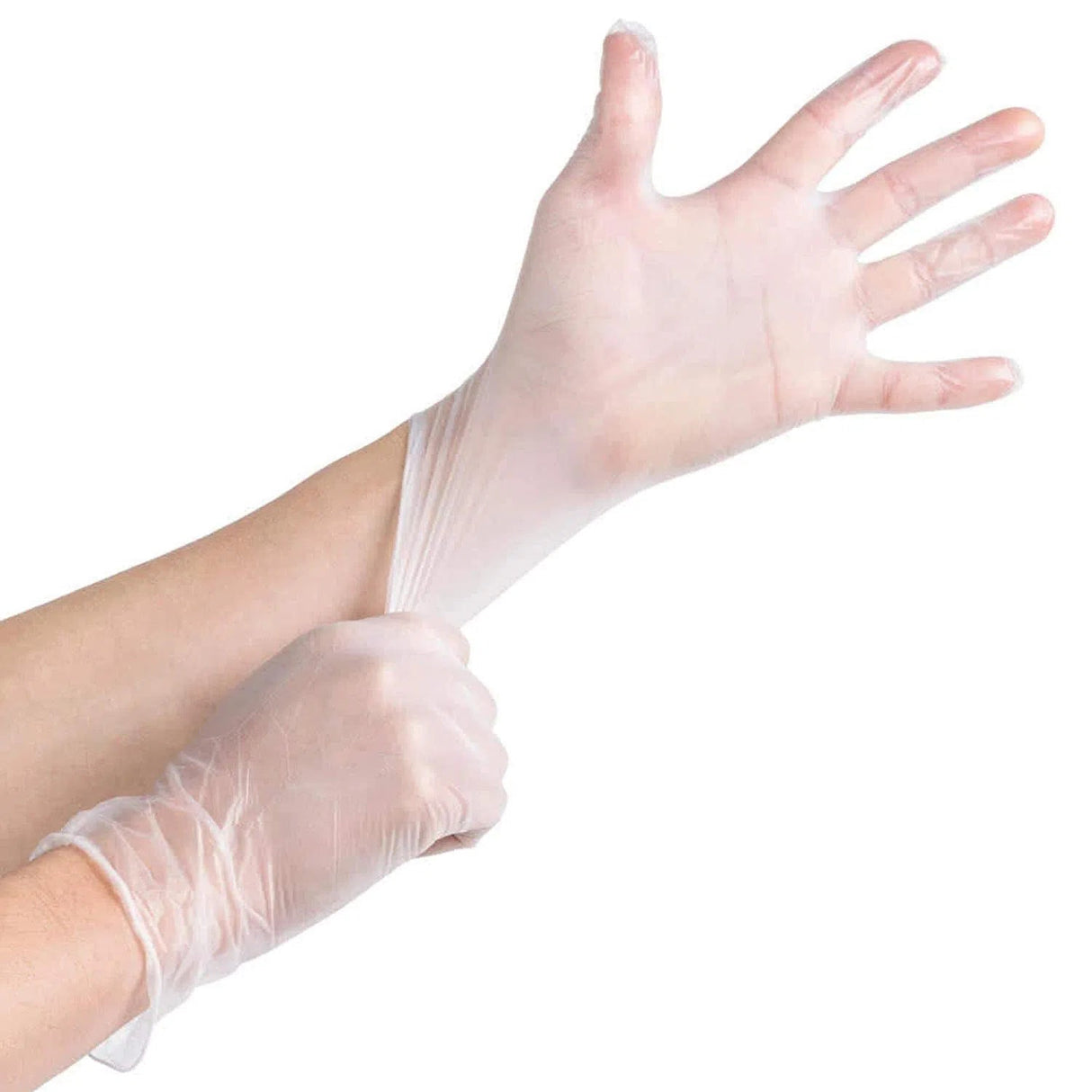 Clear Vinyl Gloves - Premium Quality (10 Boxes - 1000 Gloves)