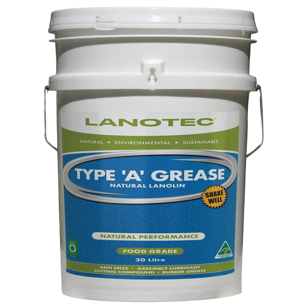Lanotec Type A Food-Grade Grease 20L