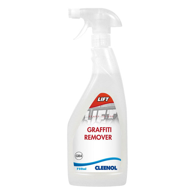 Lift Graffiti Remover 6 x 750ml - Low-Odour Solution for Effective Graffiti Removal